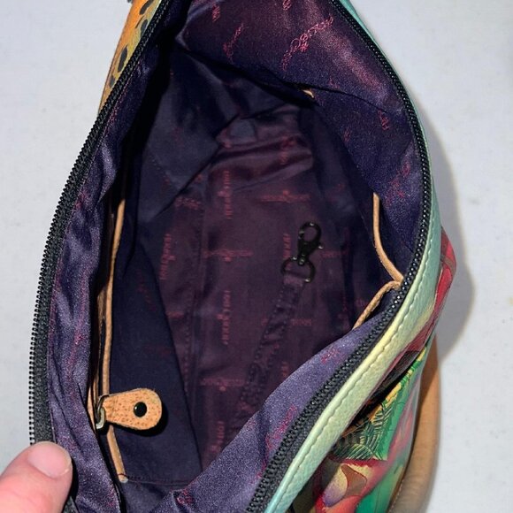 Anuschka Floral & Animal Print Handbag - Picture 3 of 4